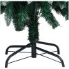 Plastgran med kottar och vit snö 150 cm vidaXL 150 x 93 cm – miniatyr 5
