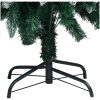 Plastgran med kottar och vit snö 180 cm vidaXL 180 x 100 cm – miniatyr 5