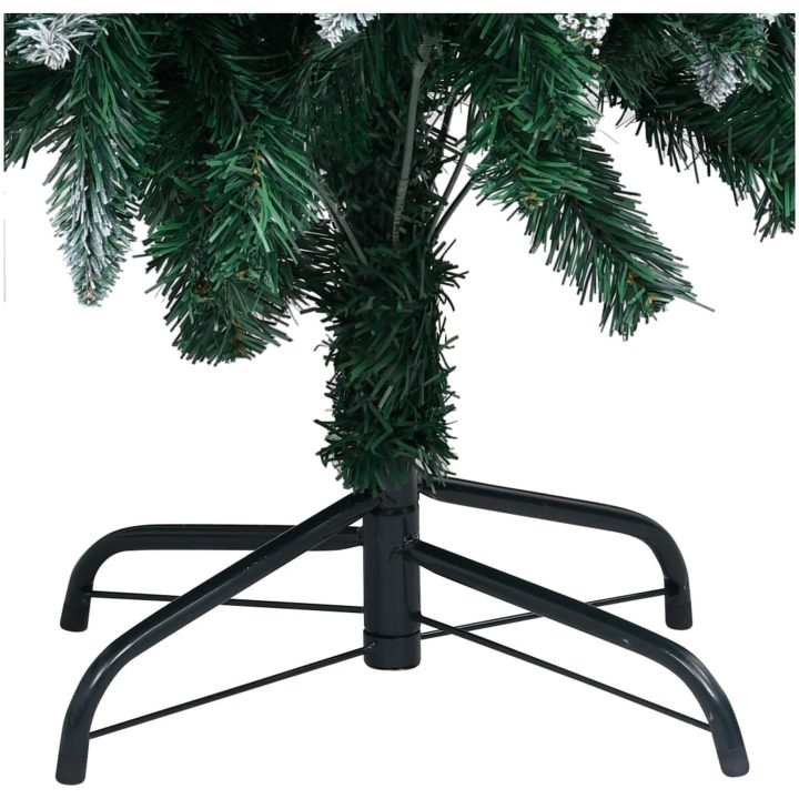 Plastgran med kottar och vit snö 180 cm vidaXL 180 x 100 cm – bild 5