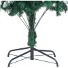 Plastgran med kottar och vit snö 240 cm vidaXL 240 x 130 cm – miniatyr 5