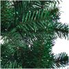 Plastgran med regnbågsskimrande grenar grön 150 cm PVC vidaXL 150 x 80 cm – miniatyr 5