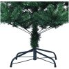 Plastgran med regnbågsskimrande grenar grön 240 cm PVC vidaXL 240 x 120 cm – miniatyr 6