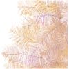 Plastgran med regnbågsskimrande grenar vit 240 cm PVC vidaXL 240 x 120 cm – miniatyr 3
