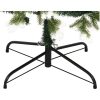 Plastgran med snö gångjärn vidaXL 120 cm – miniatyr 6