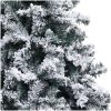 Plastgran med snö grön 120 cm PVC vidaXL 120 x 75 cm – miniatyr 4