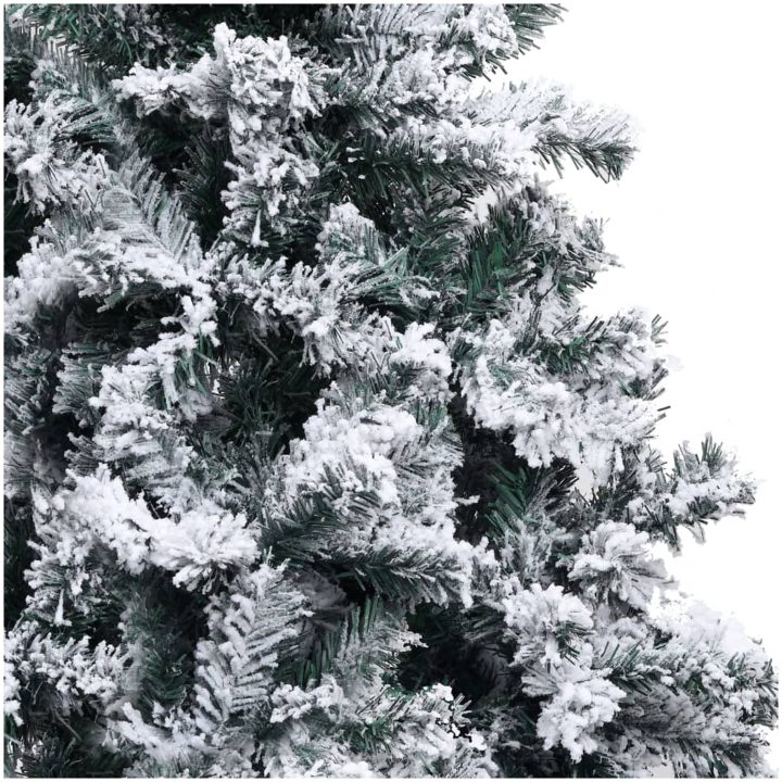 Plastgran med snö grön 120 cm PVC vidaXL 120 x 75 cm – bild 4