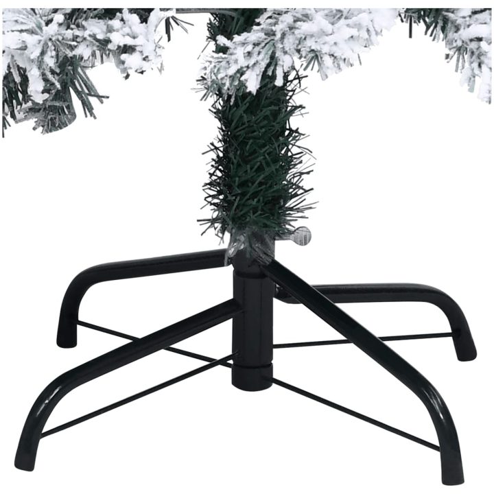 Plastgran med snö grön 120 cm PVC vidaXL 120 x 75 cm – bild 5