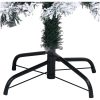Plastgran med snö grön 150 cm PVC vidaXL 150 x 95 cm – miniatyr 5
