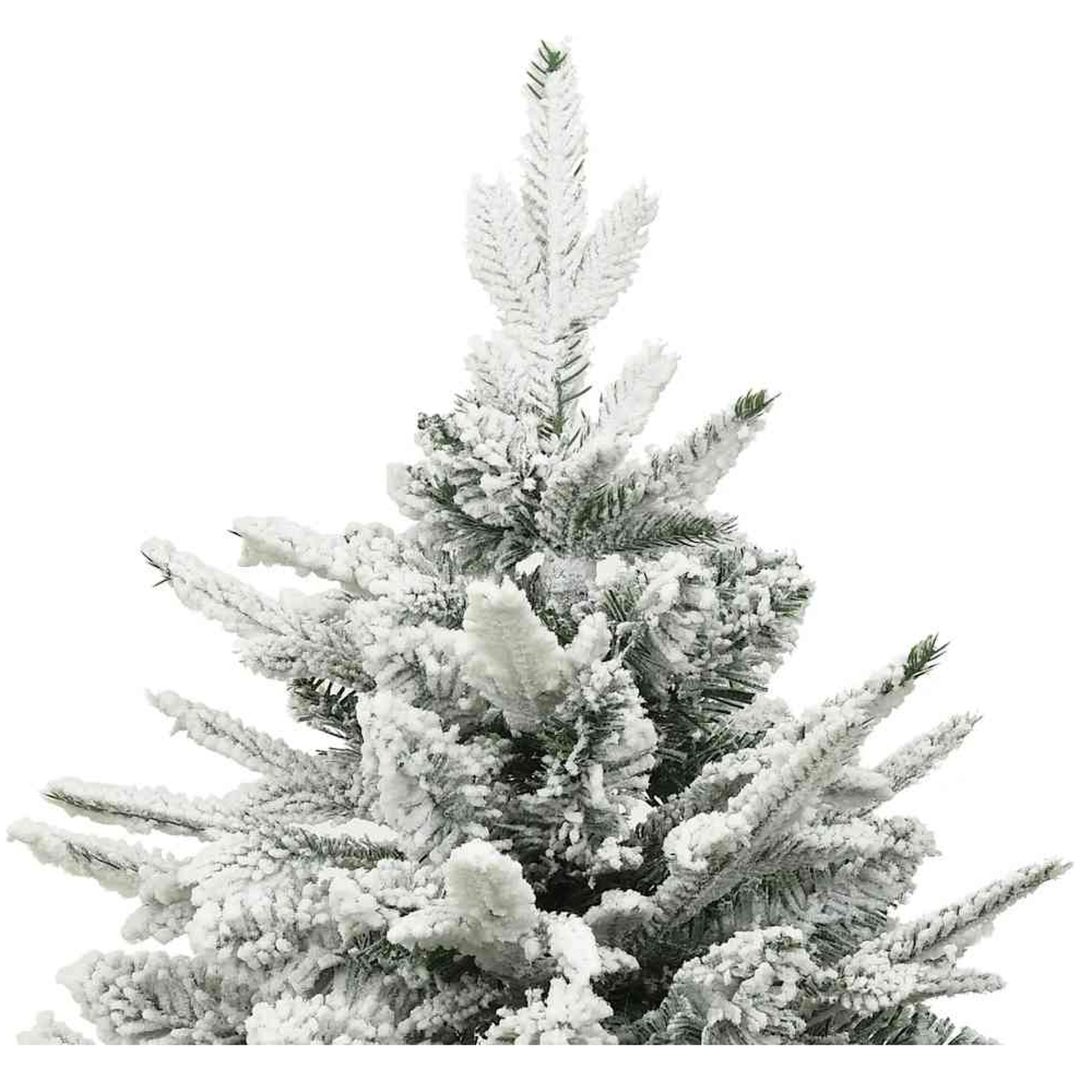 Plastgran med snö grön 180 cm PVC&PE vidaXL 180 x 110 cm – bild 3