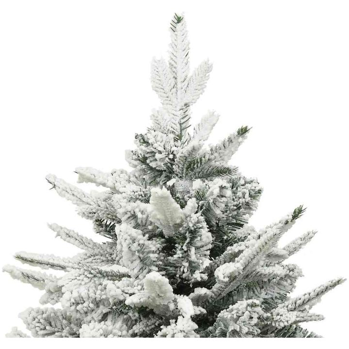 Plastgran med snö grön 180 cm PVC&PE vidaXL 180 x 110 cm – bild 3