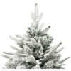 Plastgran med snö grön 210 cm PVC&PE vidaXL 210 x 130 cm – miniatyr 3