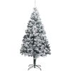 Plastgran med snö grön 240 cm PVC vidaXL 240 x 150 cm – miniatyr 2