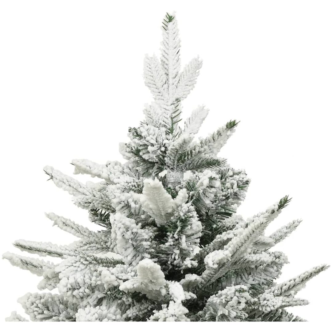 Plastgran med snö grön 240 cm PVC&PE vidaXL 240 x 150 cm – bild 3