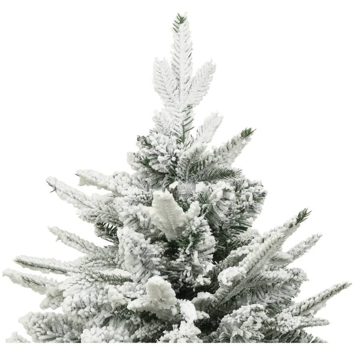 Plastgran med snö grön 240 cm PVC&PE vidaXL 240 x 150 cm – bild 3