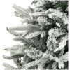 Plastgran med snö grön 240 cm PVC&PE vidaXL 240 x 150 cm – miniatyr 4
