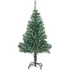 Plastgran med snö grön vidaXL 150 cm – miniatyr 2