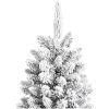 Plastgran med snö PVC&PE vidaXL 120 cm – miniatyr 3
