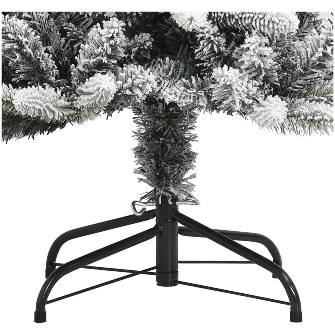 Plastgran med snö PVC&PE vidaXL 120 cm – bild 4