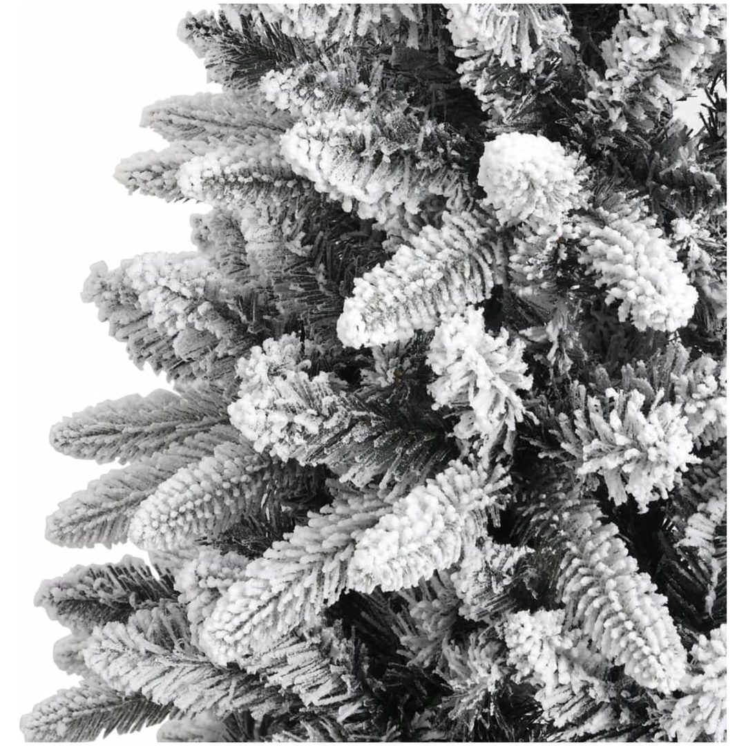 Plastgran med snö PVC&PE vidaXL 120 cm – bild 5