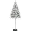 Plastgran med snö vidaXL 150 cm – miniatyr 2