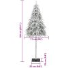 Plastgran med snö vidaXL 150 cm – miniatyr 8