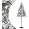Plastgran med snö vidaXL 150 cm – miniatyr 1