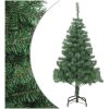 Plastgran med stålfot 210 cm 910 grenar vidaXL 210 x 110 cm – miniatyr 1