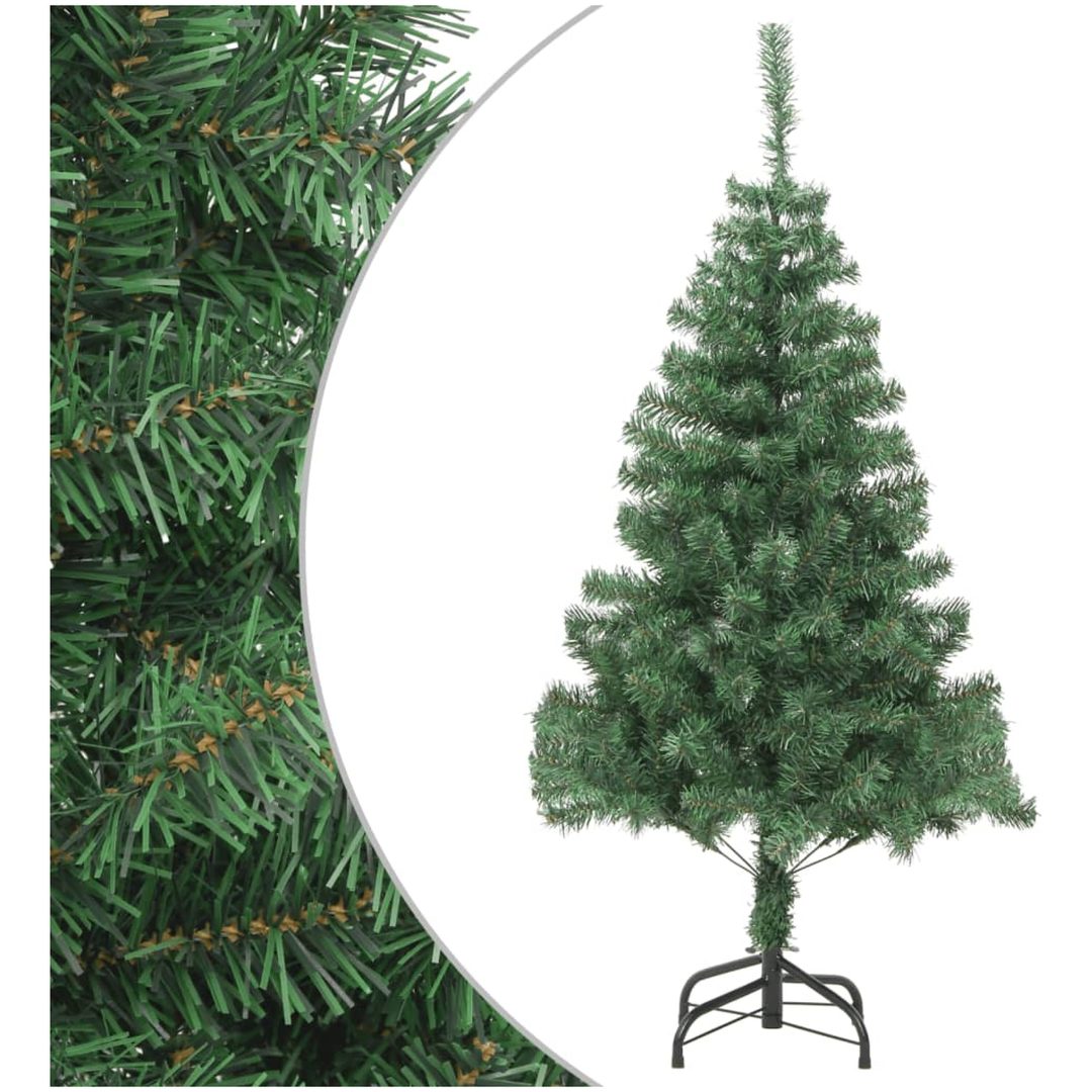 Plastgran med stålfot 210 cm 910 grenar vidaXL 210 x 110 cm