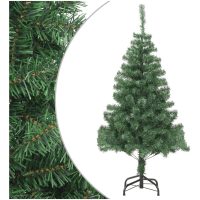 Plastgran med stålfot 210 cm 910 grenar vidaXL