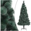 Plastgran med stativ grön 120 cm PET vidaXL 120 x 65 cm – miniatyr 1