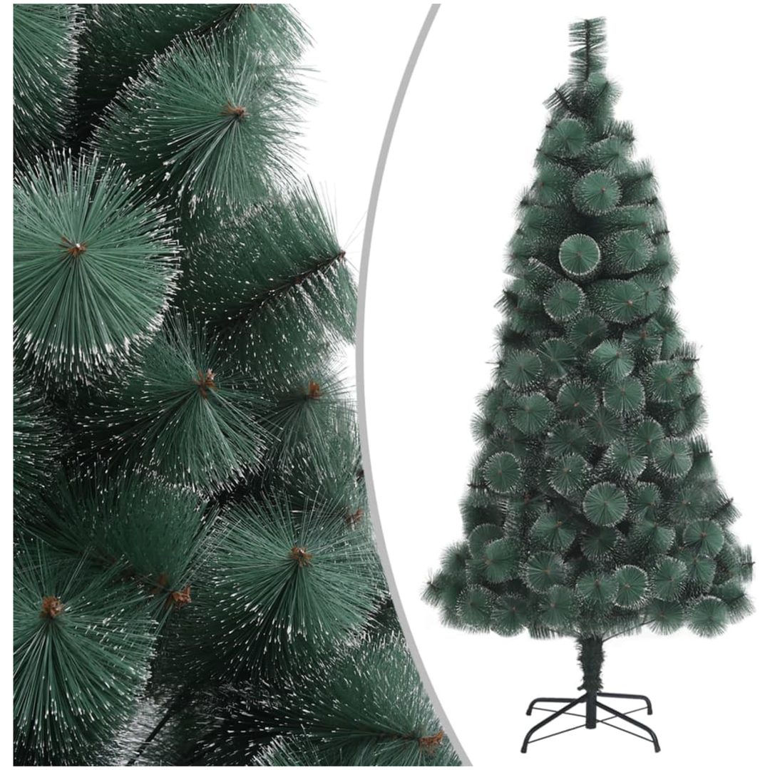 Plastgran med stativ grön 120 cm PET vidaXL 120 x 65 cm