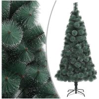 Plastgran med stativ grön 120 cm PET vidaXL