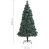 Plastgran med stativ grön 150 cm PET vidaXL 150 x 80 cm – miniatyr 7