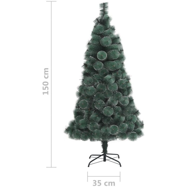 Plastgran med stativ grön 150 cm PET vidaXL 150 x 80 cm – bild 7