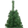 Plastgran med tjocka grenar grön 120 cm PVC vidaXL 120 x 60 cm – miniatyr 3