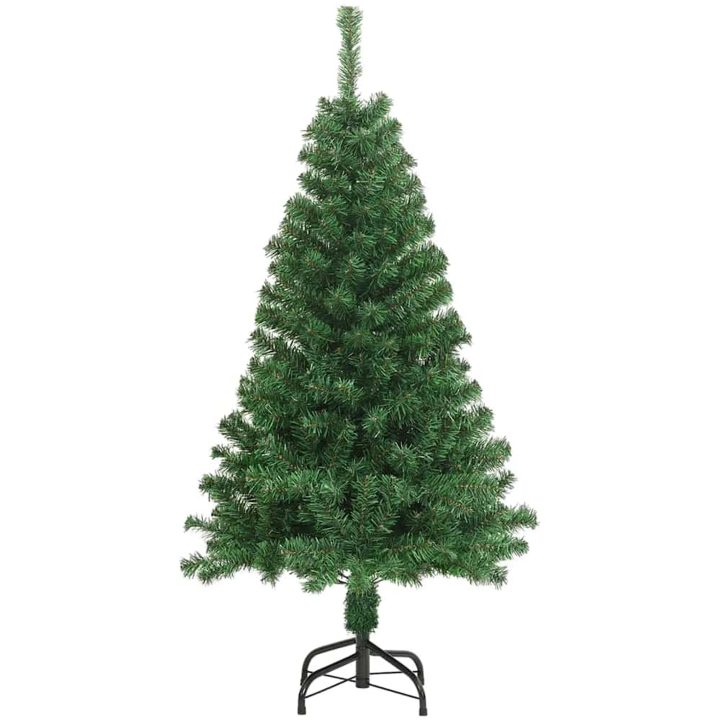 Plastgran med tjocka grenar grön 150 cm PVC vidaXL 150 x 80 cm – bild 2