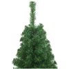 Plastgran med tjocka grenar grön 150 cm PVC vidaXL 150 x 80 cm – miniatyr 3