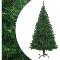 Plastgran med tjocka grenar grön 210 cm PVC vidaXL