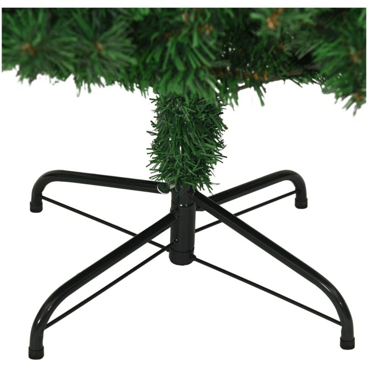 Plastgran med tjocka grenar grön 240 cm PVC vidaXL – bild 5