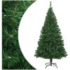 Plastgran med tjocka grenar grön 240 cm PVC vidaXL – miniatyr 1