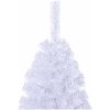 Plastgran med tjocka grenar vit 120 cm PVC vidaXL 120 x 60 cm – miniatyr 3