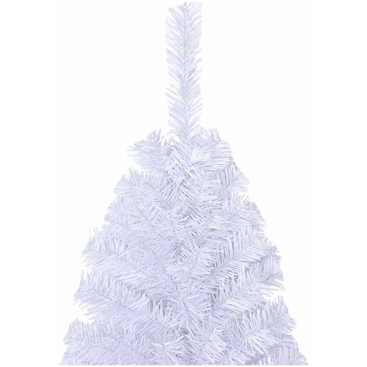 Plastgran med tjocka grenar vit 120 cm PVC vidaXL 120 x 60 cm – bild 3