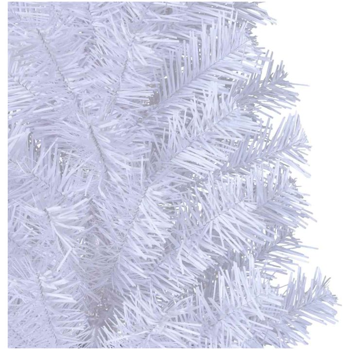 Plastgran med tjocka grenar vit 120 cm PVC vidaXL 120 x 60 cm – bild 4