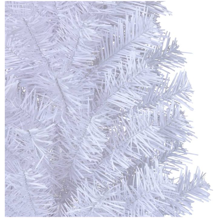 Plastgran med tjocka grenar vit 150 cm PVC vidaXL 150 x 80 cm – bild 4