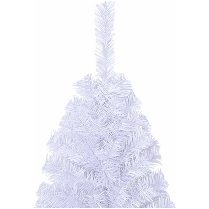 Plastgran med tjocka grenar vit 180 cm PVC vidaXL 180 x 95 cm – bild 3