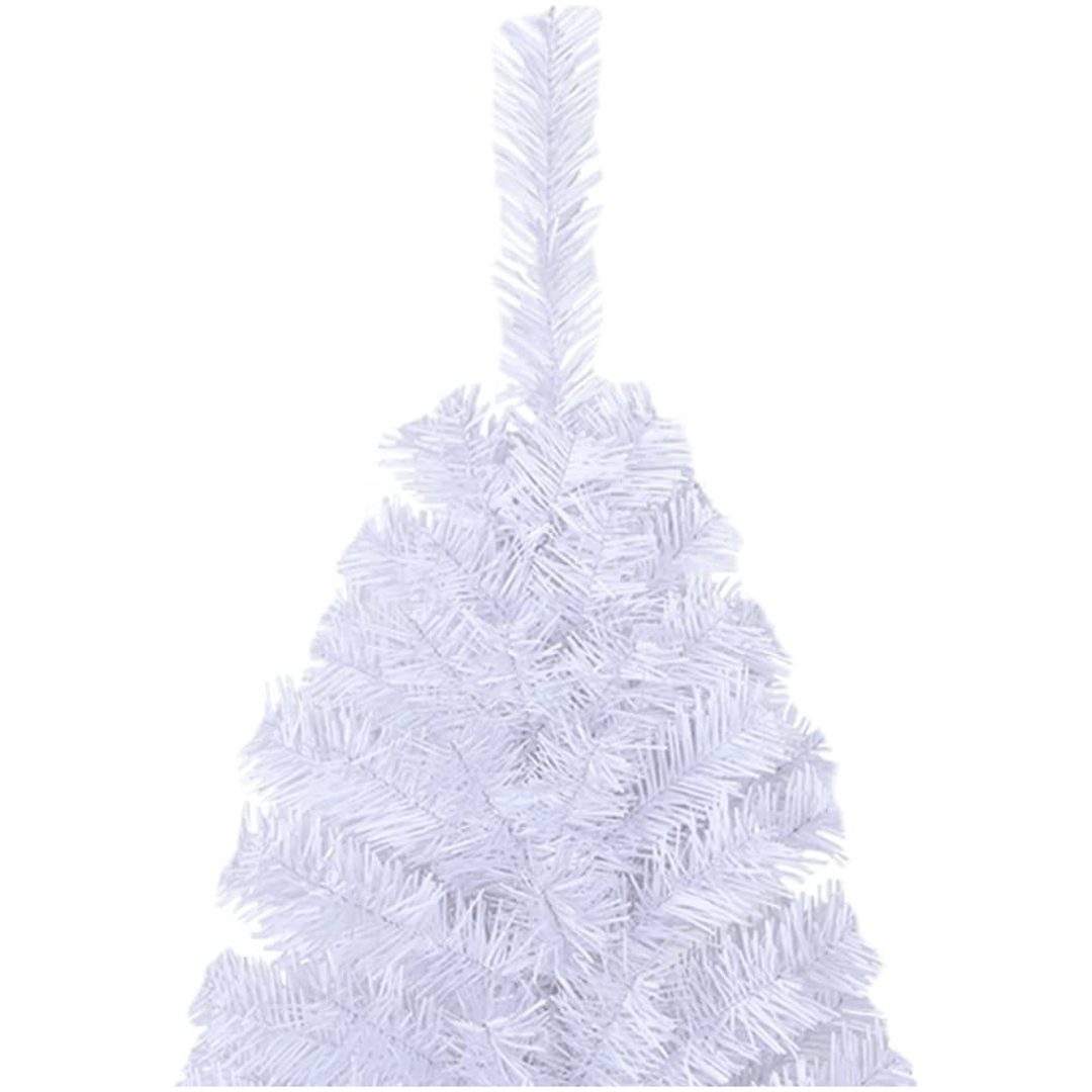 Plastgran med tjocka grenar vit 210 cm PVC vidaXL 210 x 110 cm – bild 3
