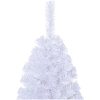 Plastgran med tjocka grenar vit 240 cm PVC vidaXL 240 x 125 cm – miniatyr 3