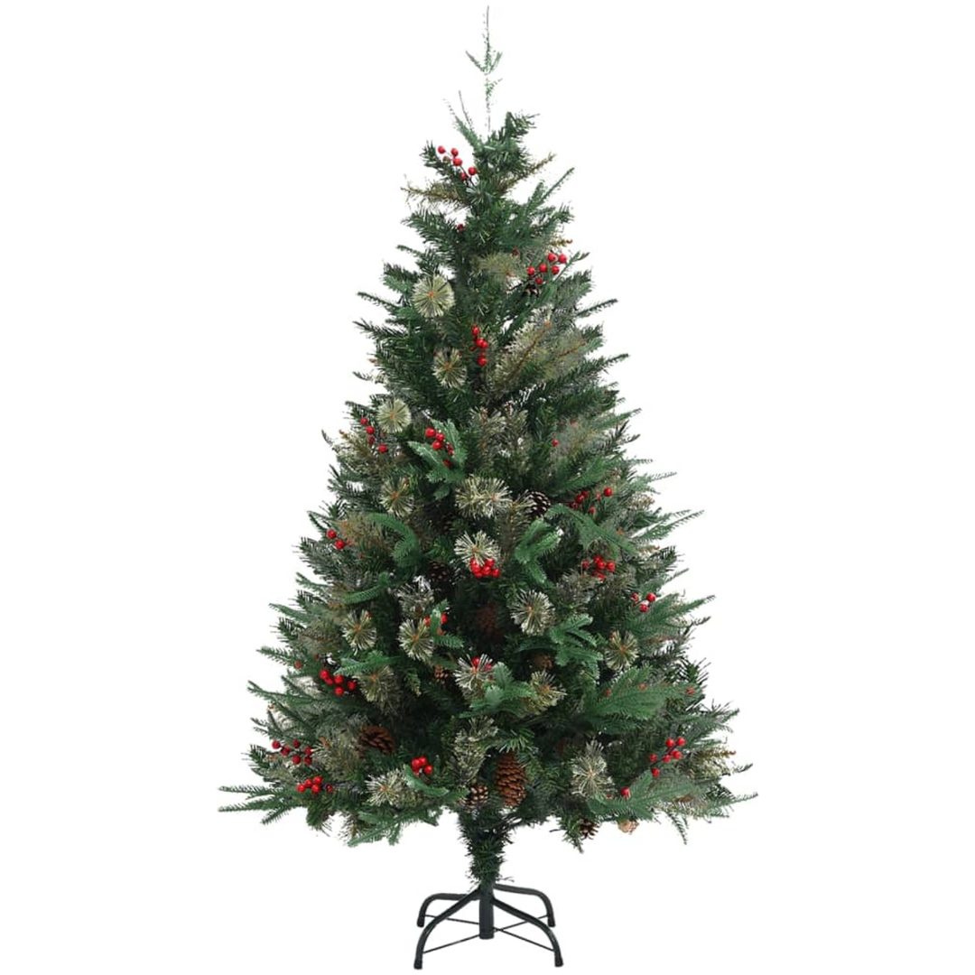 Plastgran och kottar grön 150 cm PVC&PE vidaXL 150 x 68 cm – bild 2