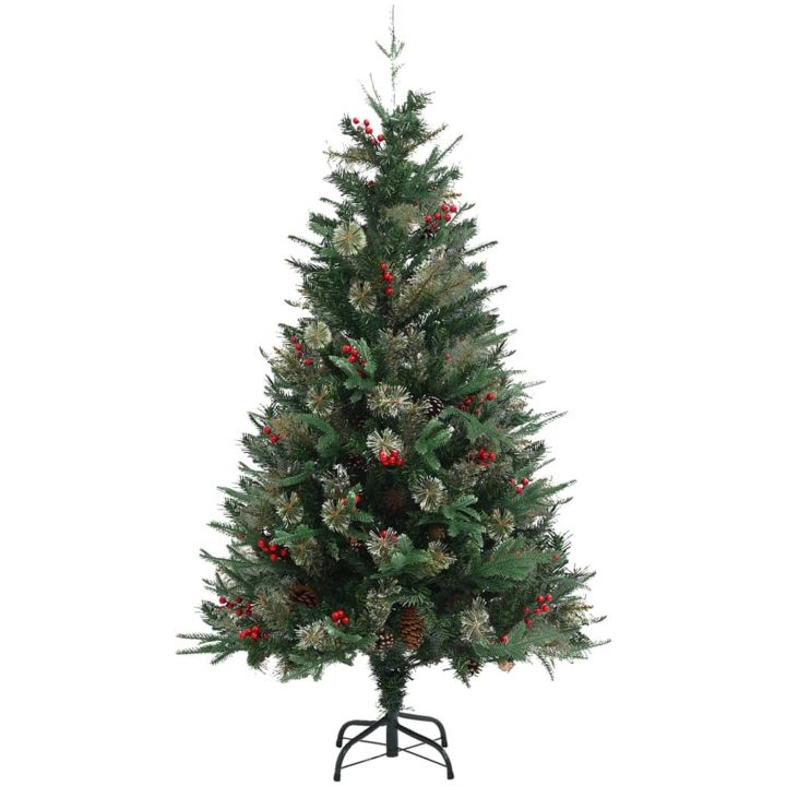 Plastgran och kottar grön 150 cm PVC&PE vidaXL 150 x 68 cm – bild 2
