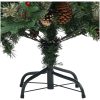 Plastgran och kottar grön 150 cm PVC&PE vidaXL 150 x 68 cm – miniatyr 5